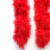 Estola pluma marabu vermelho