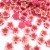 Enfeite flor resina 12mm rosa claro