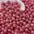 Miçanga Bola Metalizada 12mm com 500g Rosa