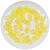 Quadrados passantes transparentes de 8x8mm em tons de amarelo
