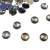 chaton para colagem sem furo 6mm furta cor