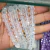 Rondela de cristal de 10mm em várias cores, com 60 peças em um fio.