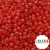 Miçanga terere 8mm vermelho