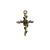 Pingente Metal com detalhe de rosa
