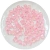 Pedrarias quadradas transparentes na cor rosa, com 10x10mm