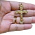Pingente de cruz com a figura de Cristo