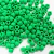 Miçangas tererê cítricas verdes de 10mm, ideais para artesanato e bijuterias.
