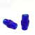 Firma de Murano azul com strass verde, ideal para adornar bijuterias e artesanato.