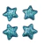 Aplique estrela azul