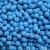 Bolas emborrachadas azuis de 6mm para artesanato e bijuterias