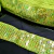 Galão fita de paetê 3,8 cm verde ab