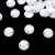 Chaton com furo 10mm para bordar branco