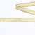 Fita decorativa com lurex dourado