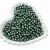 Pérola inteira abs 4mm verde opala