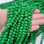 Rondela de cristal verde de 8mm fio com 60 peças.