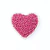 Miçangas bolas falsas em strass de cor rosa