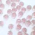 Conta Acrílica Sextavada 12mm Rosa