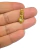 Pingente Figa dourado de 21x7mm