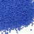 Miçangas 12/0 leitosa em cor azul