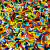 Mix de canutilhos coloridos para bordados