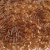 Canutilho transparente marrom 500g