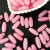 Canudo resina 10x26mm rosa 250g