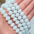 Rondela de cristal branco de 10mm, com 60 peças, em um fio