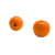 Fiirmas de Murano redondas, na cor laranja