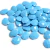 Pastilha resina 22x26mm azul