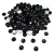Chaton com furo leitoso 8mm preto 2.000 unidades
