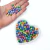 Miçangas falsas de strass coloridas de 8mm