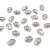Chaton engrampado oval transparente