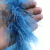 Marabu de pluma azul