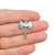Pingente em forma de machado, medindo 2,3cm x 1,5cm para guia de proteção