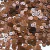 Paete 5mm redondo fosco marrom claro