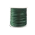Cordão de seda 1mm verde esmeralda