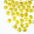 conta passante bola 14mm amarelo