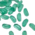 Entremeio de resina mesclado nas cores verde 31x11mm, ideal para artesanato.
