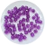 quadrado passante 10x10mm cubinho acrílico roxo