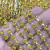 strass com base dourada amarelo ouro