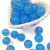 Bola resina 16mm azul opal para bijuteria