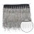 franja de strass com tule preto para customizar roupas