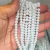 Rondela de cristal 6mm para terços
