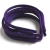 Tiara encapada roxo com 12 unidades