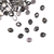 Chatons de vidro oval engrampados, 8x10mm