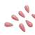 Gotas de resina rajada na cor rosa, medindo 19x11mm artesanato