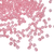 Contas acrílicas sextavadas na cor rosa, com detalhes texturizados, ideal para artesanato.