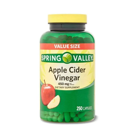 Vitamina Apple Cider Vinegar 450mg Spring Valley 250 capsula