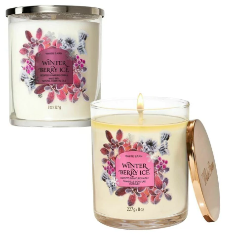 Vela Bath Body Work Importada Winter Berry Ice 227g