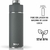 Garrafa de Agua Ninja Thirsti Térmica 709 ml Cinza na internet